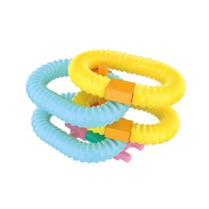 Set STEM de construit cu tuburi flexibile, 27 de piese și 7 modele, Gigo Toys