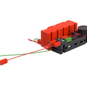 Set STEM pentru circuite electrice, cu 112 piese și 11 modele, Fischertechnik