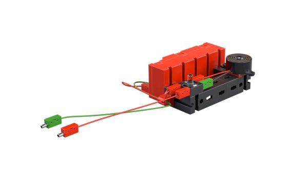 Set STEM pentru circuite electrice, cu 112 piese și 11 modele, Fischertechnik