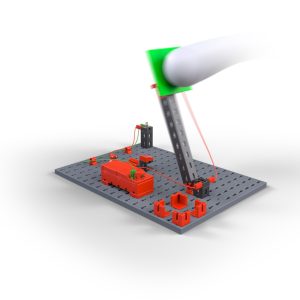 Set STEM pentru circuite electrice, cu 112 piese și 11 modele, Fischertechnik