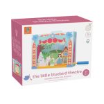 Teatru de masă din lemn cu scene interschimbabile și personaje din basme, Orange Tree Toys