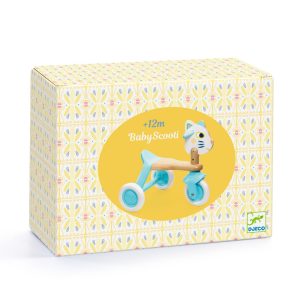 Tricicletă din lemn fără pedale, ride-on de asamblat, Djeco