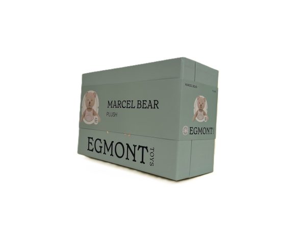 Ursulețul Marcel din bumbac organic, în cutie cadou, Egmont Toys