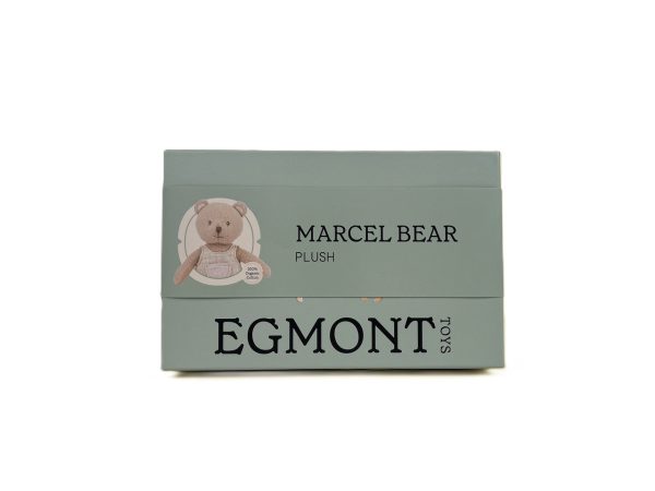 Ursulețul Marcel din bumbac organic, în cutie cadou, Egmont Toys